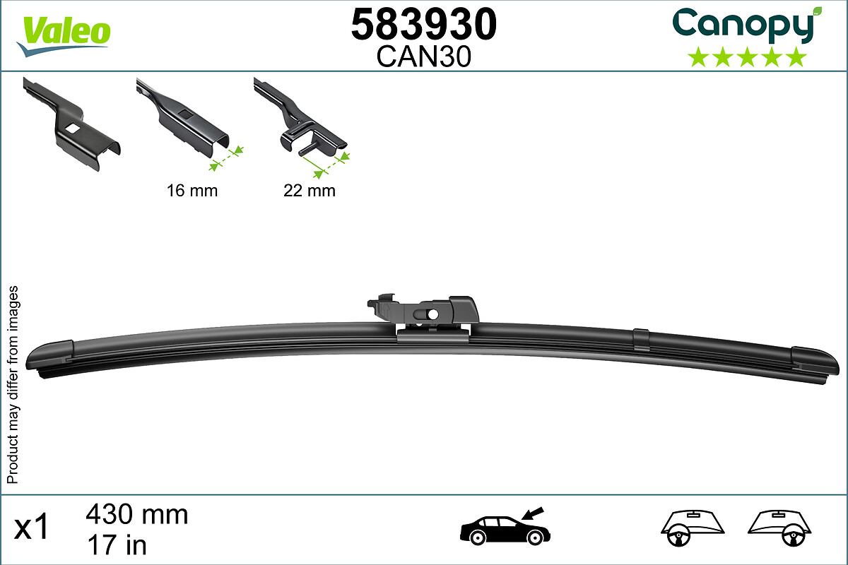 Lamela stergator 583930 VALEO